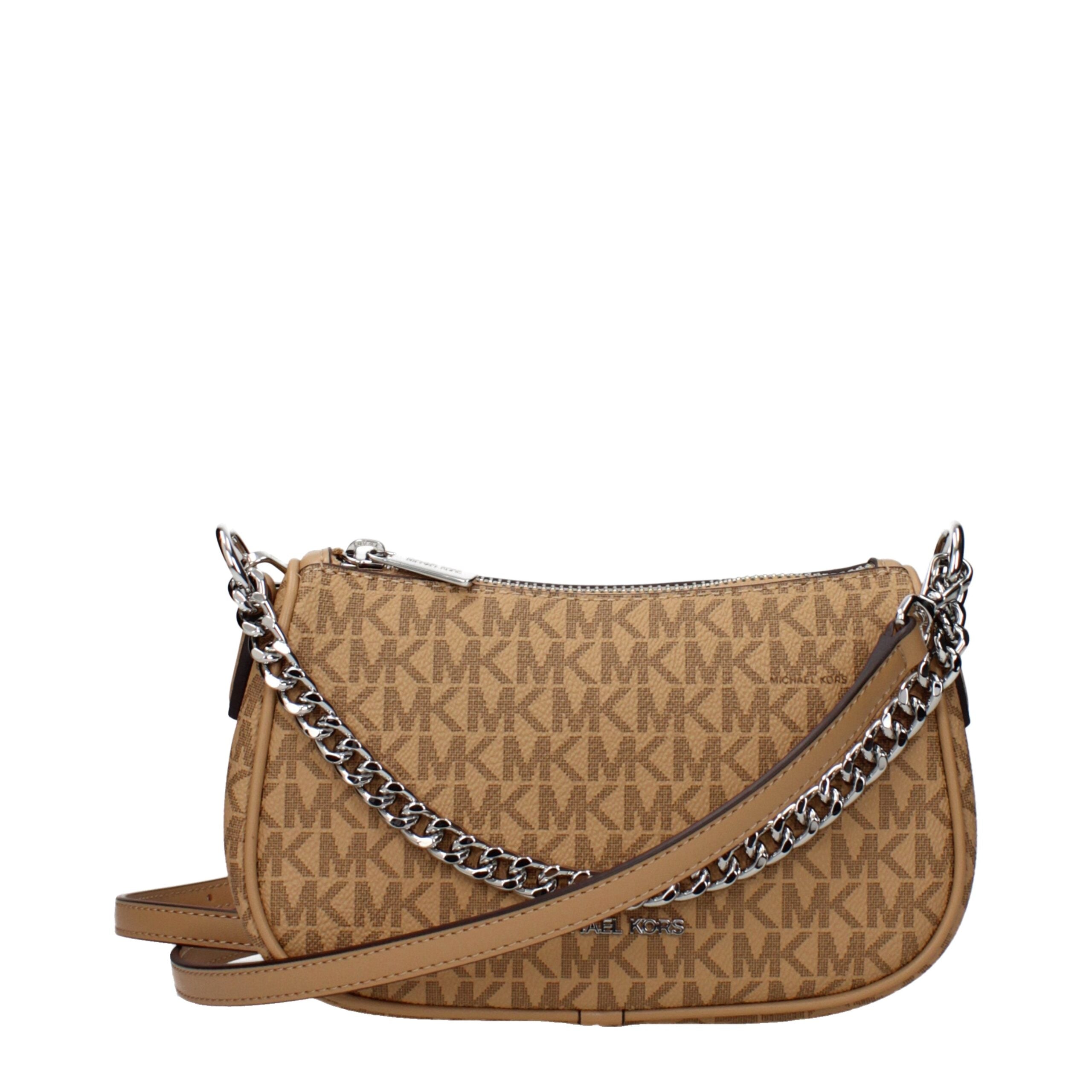 Michael Kors Braune Stoffhandtasche