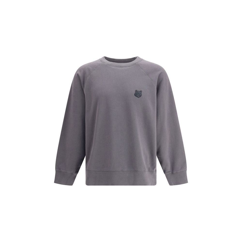 Maison Kitsuné Graues Baumwoll-Sweatshirt