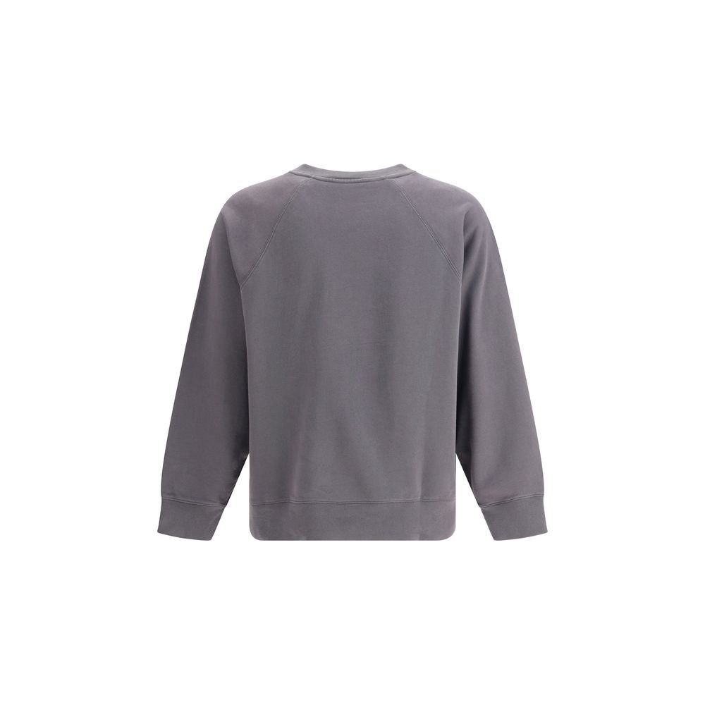 Maison Kitsuné Graues Baumwoll-Sweatshirt