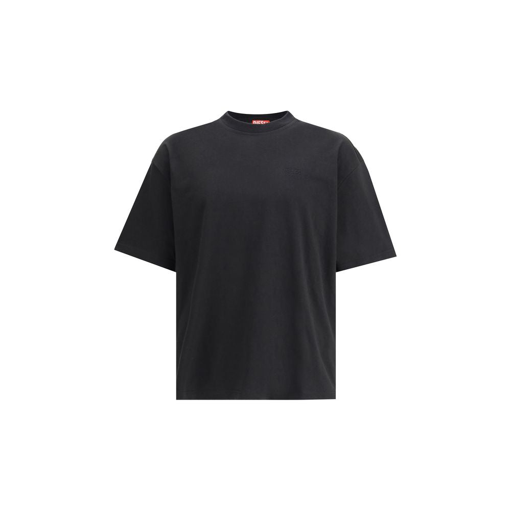 Diesel Schwarzes Baumwoll-T-Shirt