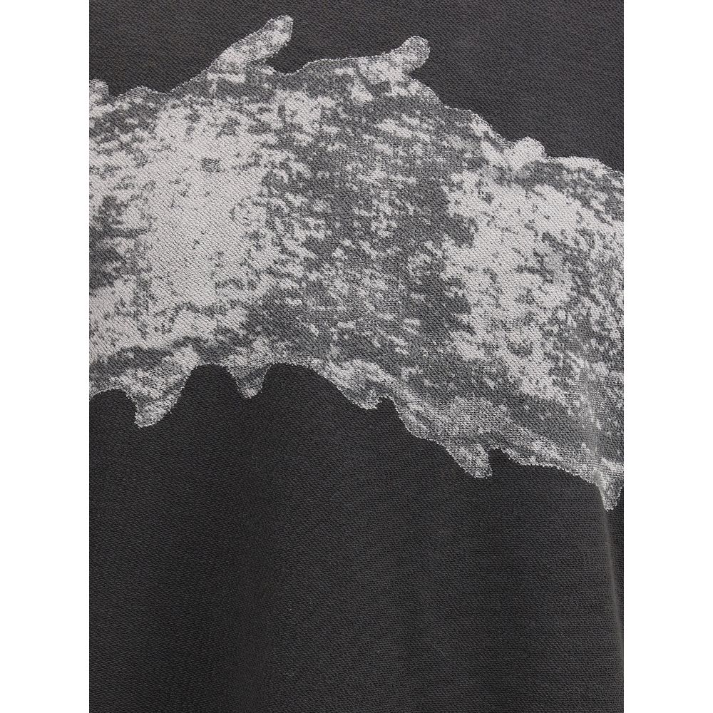 Diesel Schwarzer Baumwoll-Sweatshirt