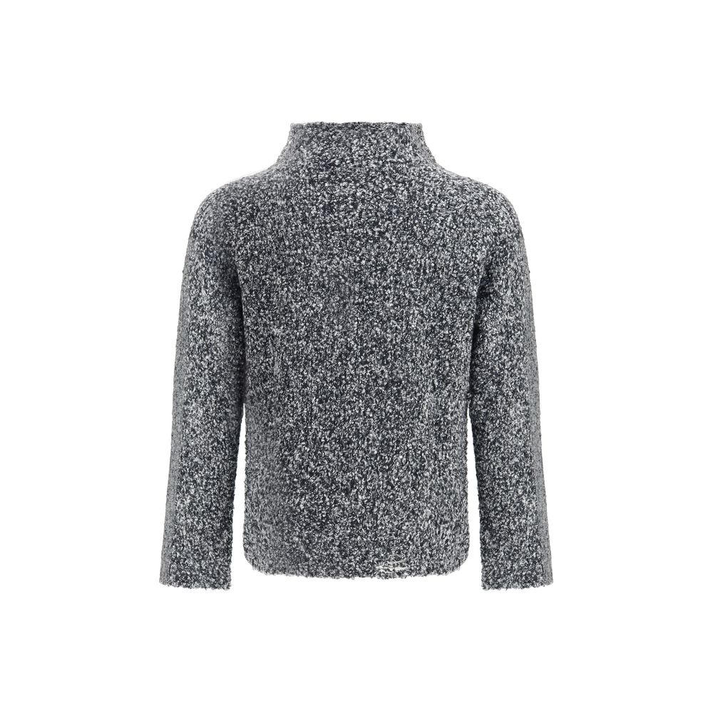 Diesel Grauer Wollpullover