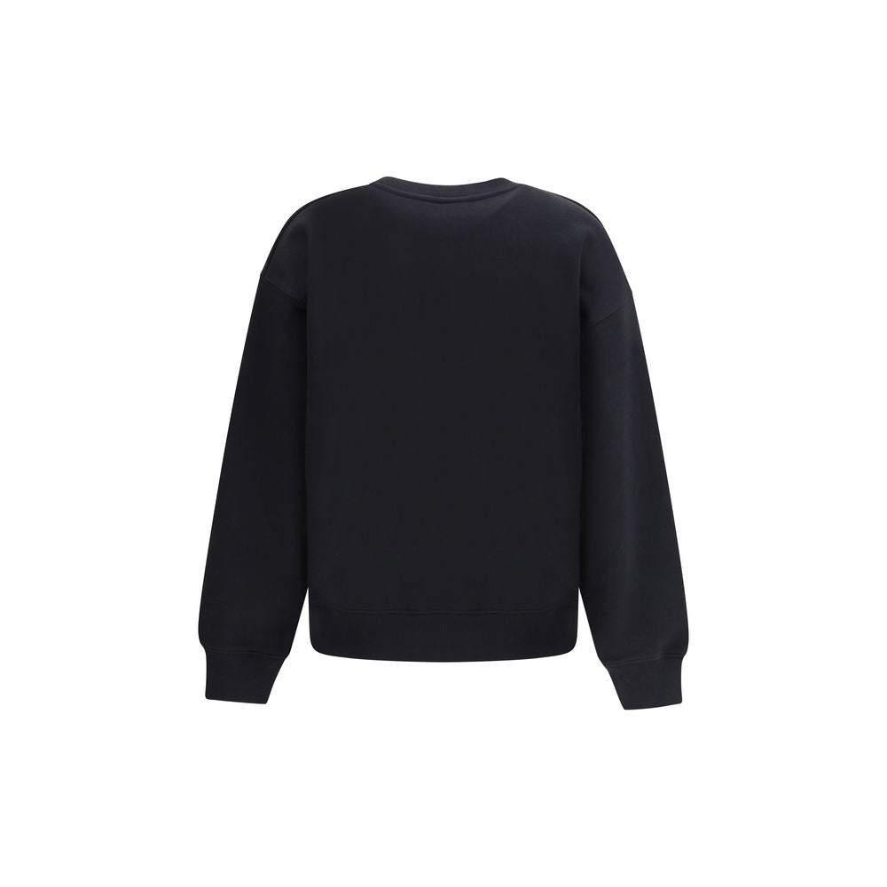 Maison Kitsuné Schwarzer Baumwoll-Sweatshirt