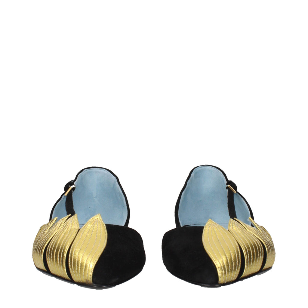 Valentino Garavani Schwarze Leder-Sandalen