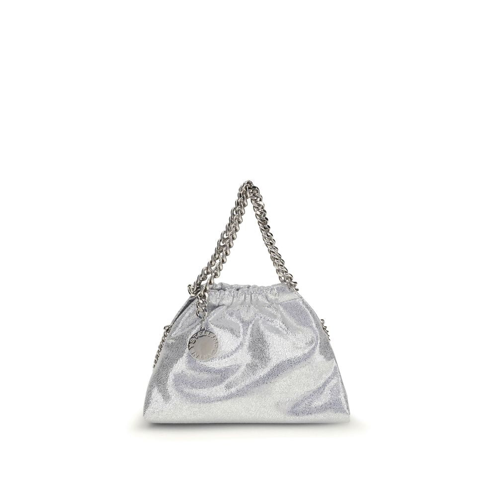 Stella McCartney Silberne Schultertasche aus Polyester