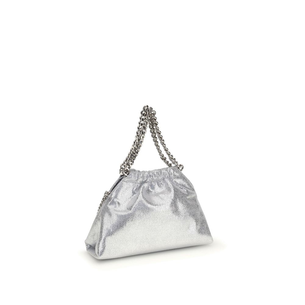 Stella McCartney Silberne Schultertasche aus Polyester