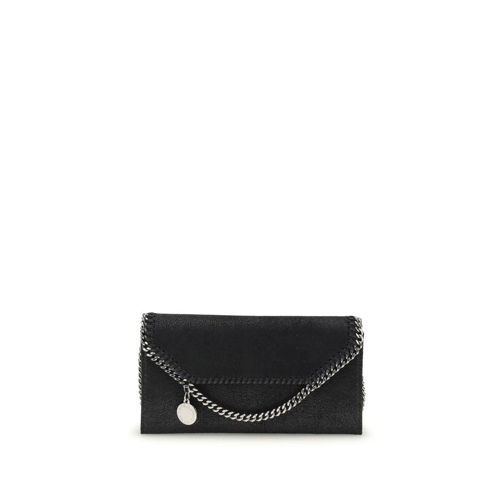 Stella McCartney Silberne Polyester-Clutch