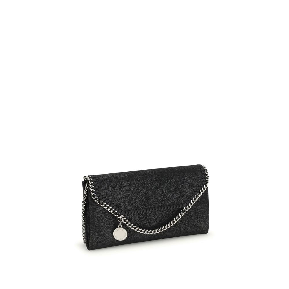 Stella McCartney Silberne Polyester-Clutch