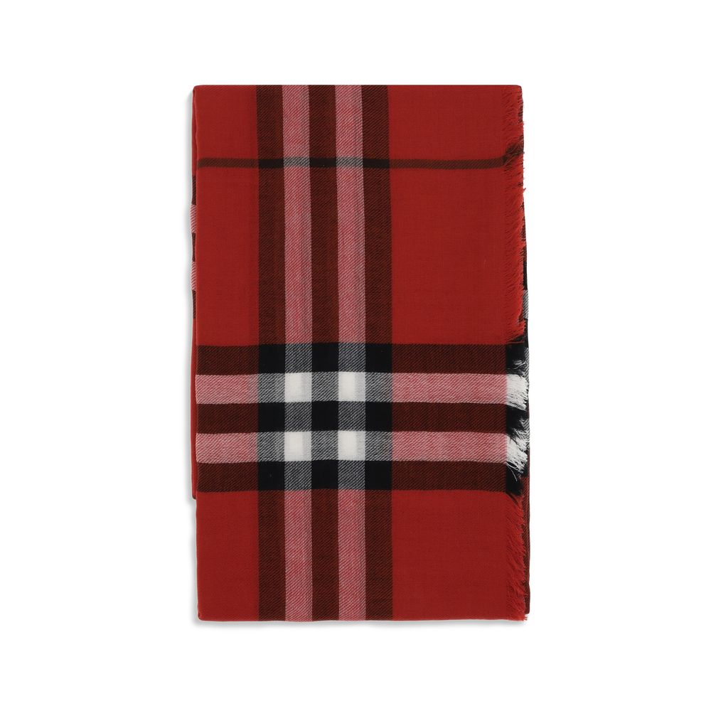 Burberry Roter Wollschal