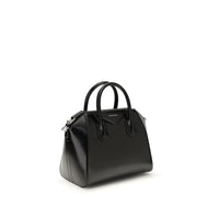 Givenchy Schwarze Kalbsleder-Bos-Taurus-Handtasche