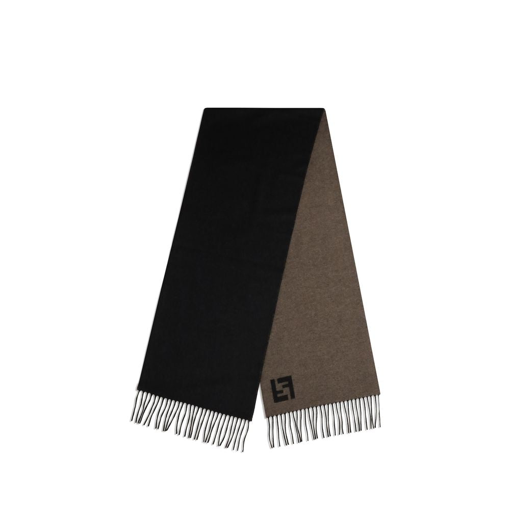 Fendi Schwarzer Wollschal