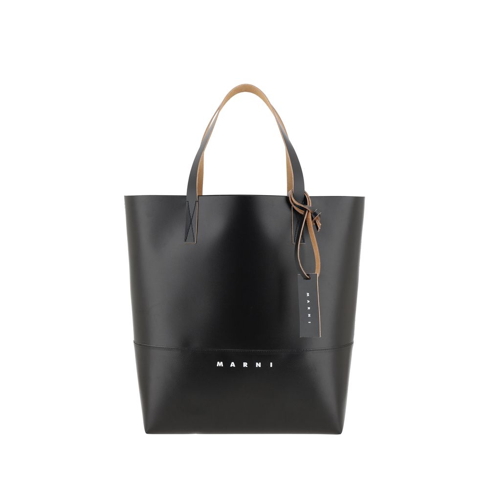 Marni Schwarze Polyethylen-Handtasche