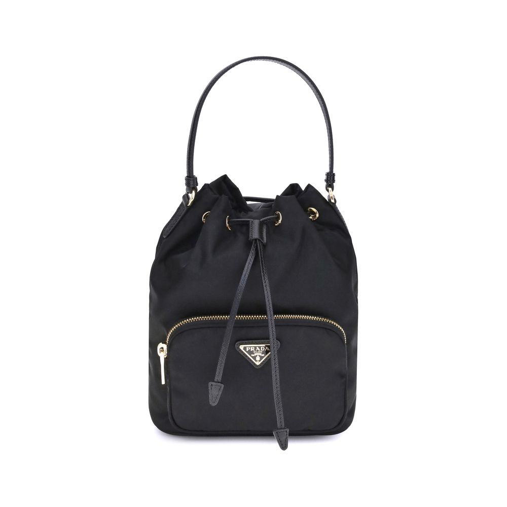 Prada Schwarze Polyamid-Tasche