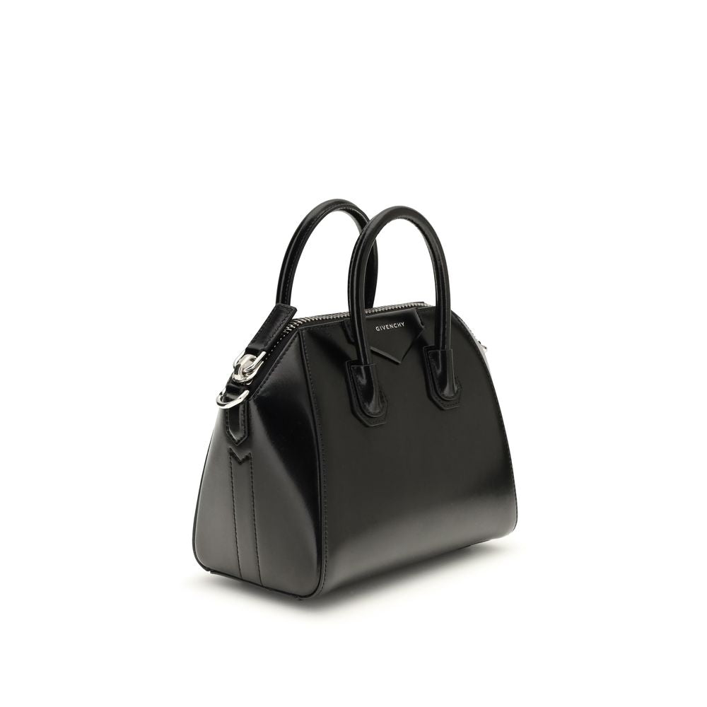 Givenchy Schwarze Kalbsleder Bos Taurus Handtasche