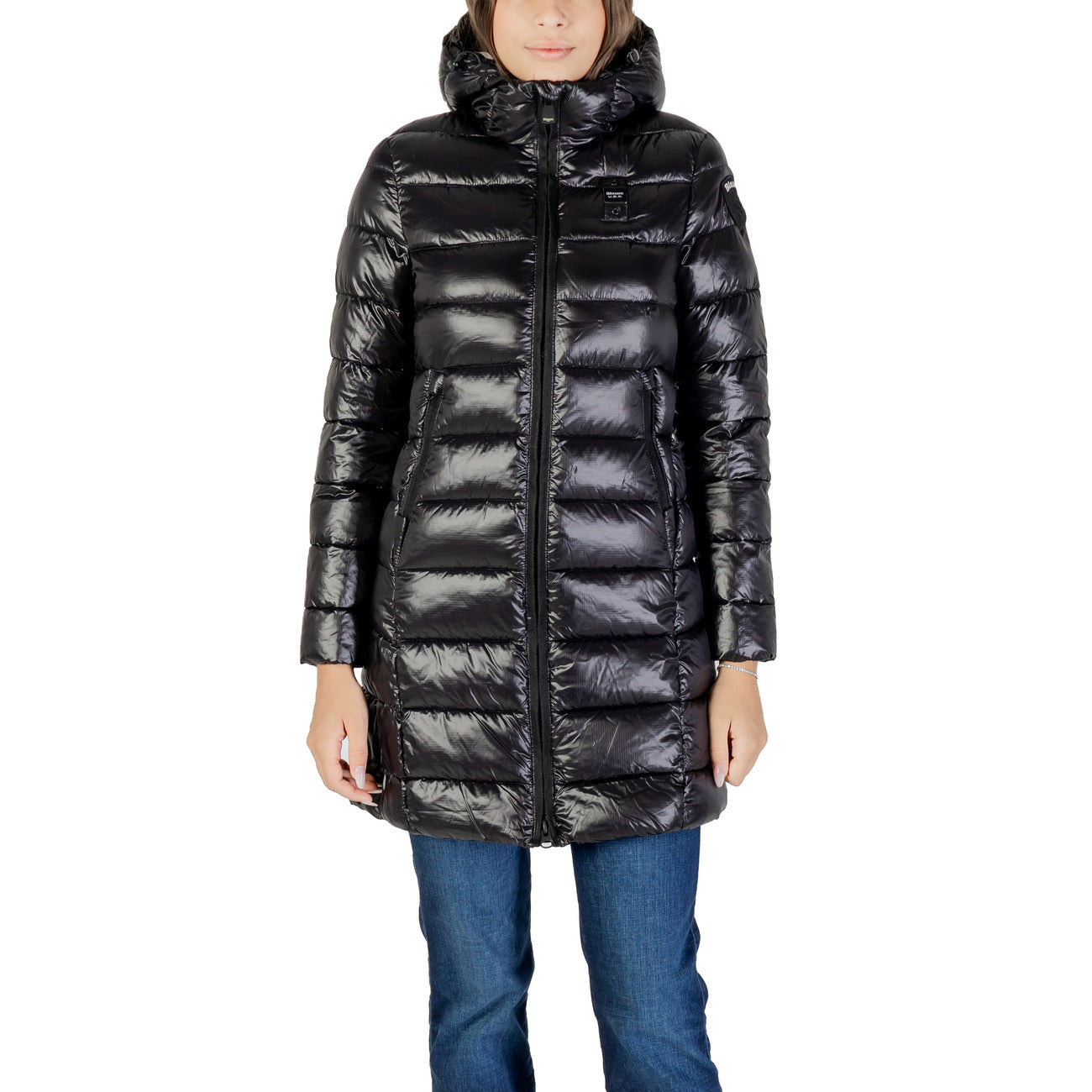 Blauer Jacke Damen