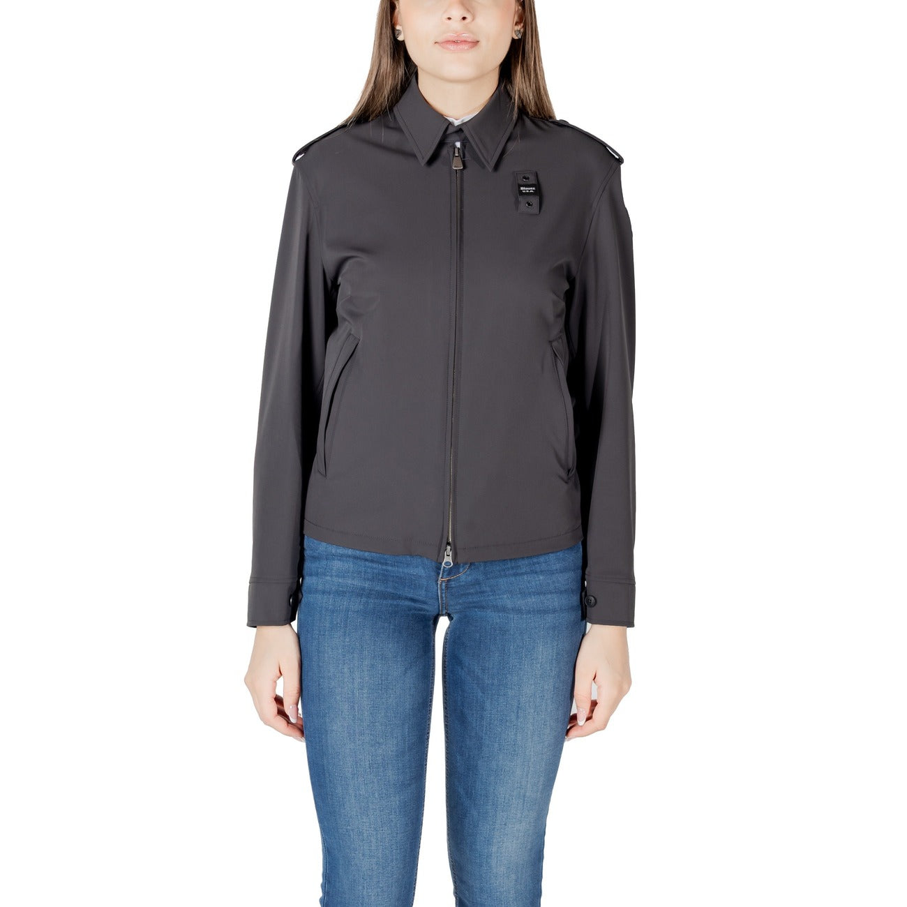 Blauer Kostümjacke Damen