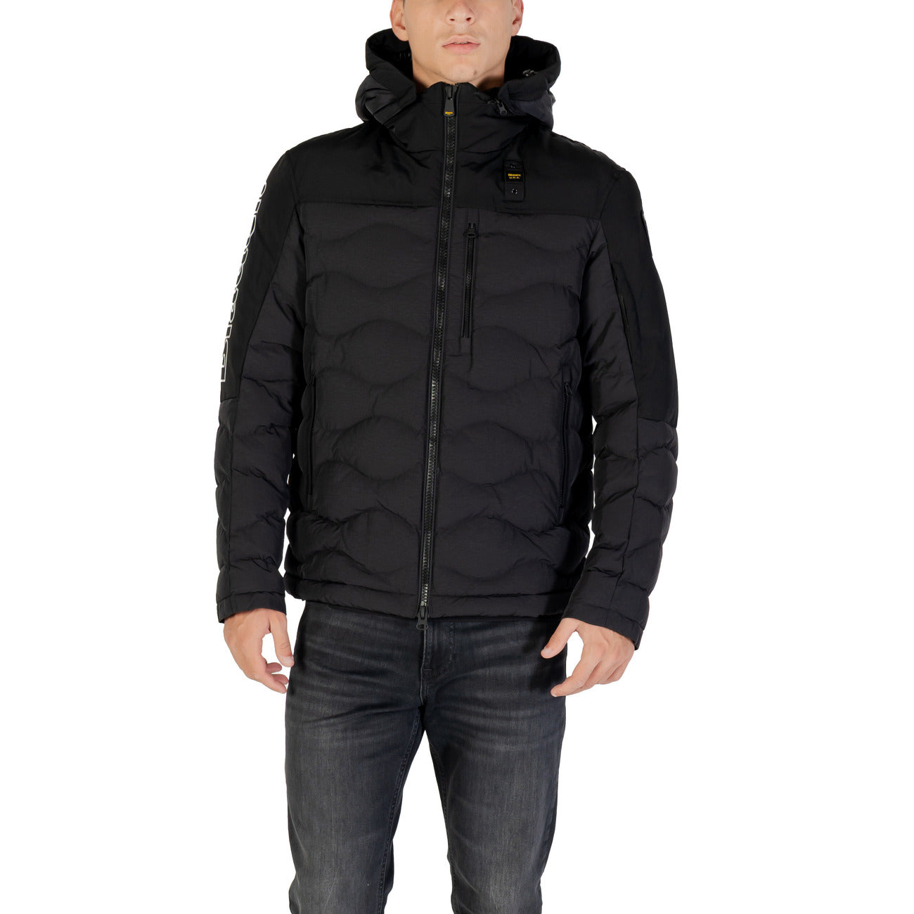 Blauer Jacke Herren
