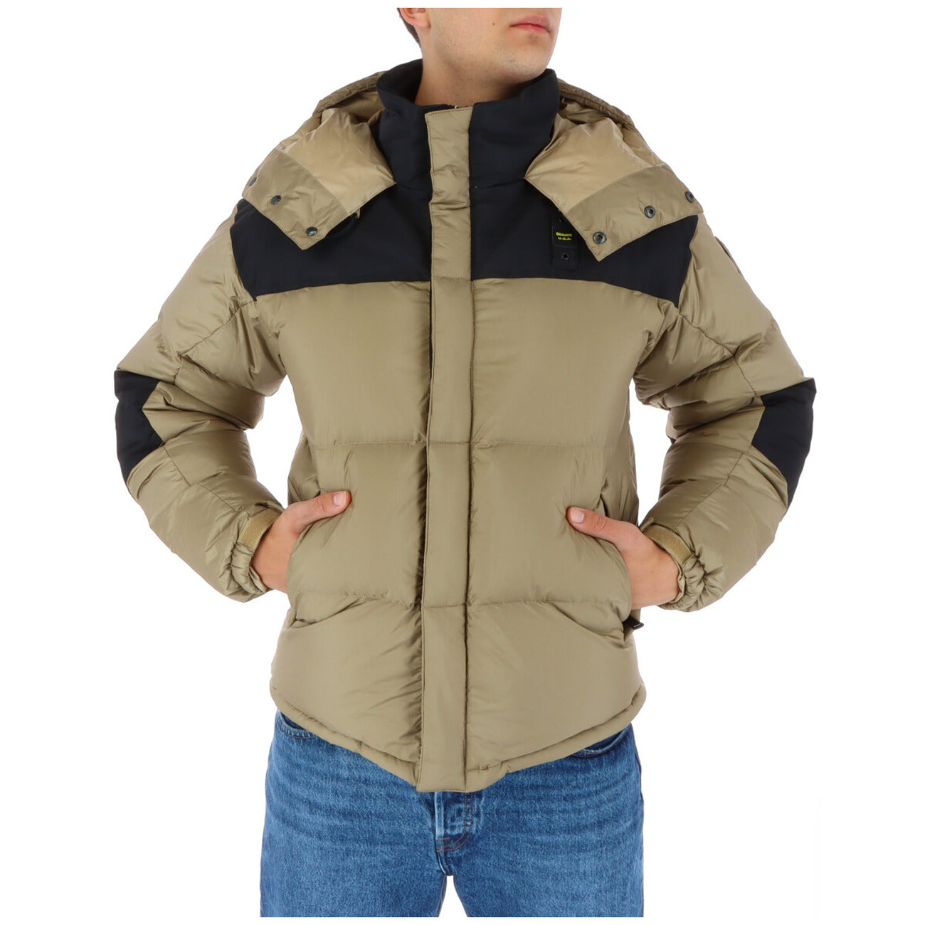 Blauer Jacke Herren