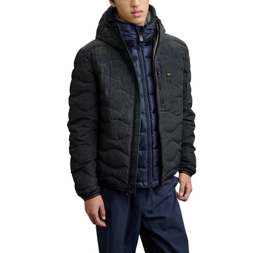 Blauer Jacke Herren
